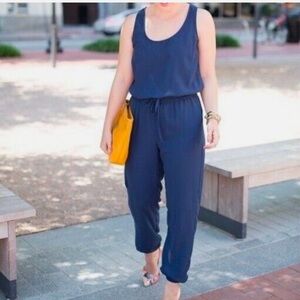 Navy Blue Women's Jumpsuit